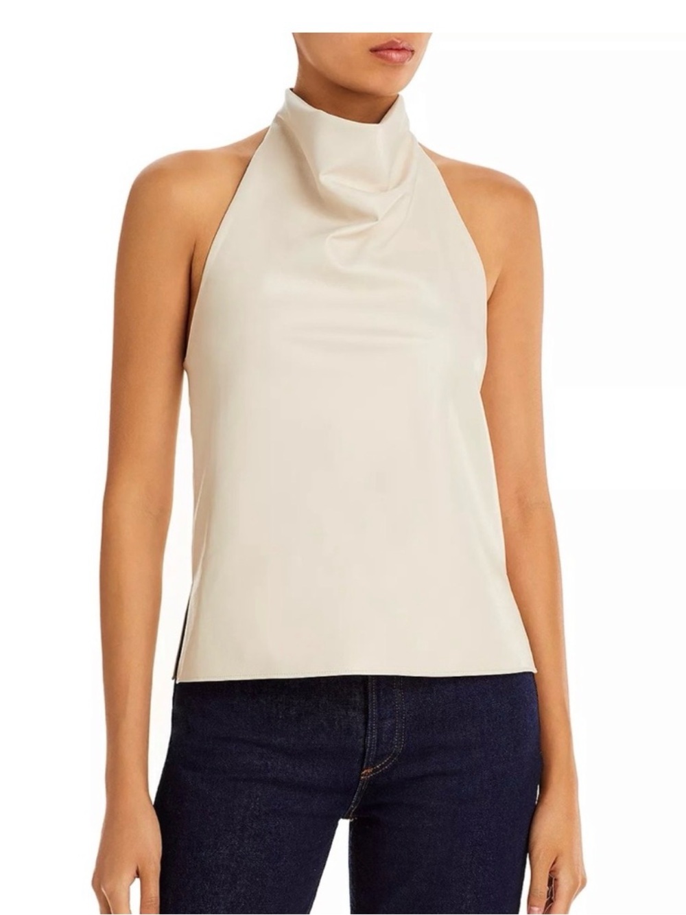ALC vegan leather Aisha top